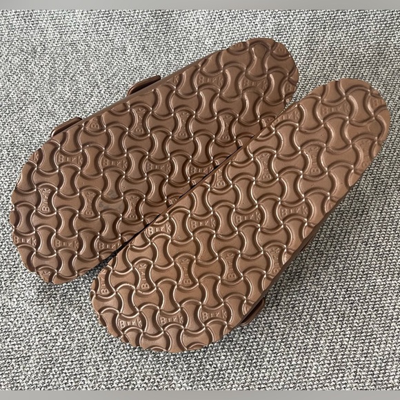 Birkenstock Brown Sandals with Adjustable Straps and Contoured Footbed - Picture 5 of 16